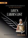 Cover image for Love's Labor's Lost